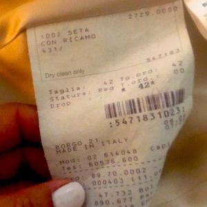 Giorgio Amani beaded very classy on of a kind pay $5.000